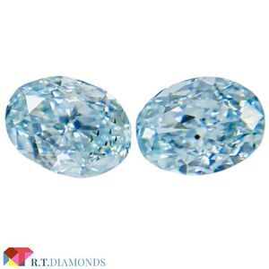 FANCY GREEN BLUE 0.121ct/0.125ct/OV/RT1931/CGL/GIA