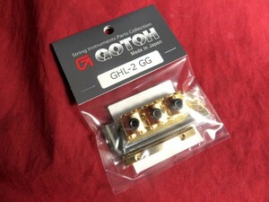 ★新品セール/最安値★GOTOH／GHL-2-GG／43mm ロックナット・パーツ セット ゴールド G◆FRT/フロイドローズtype Locking nuts レスポール