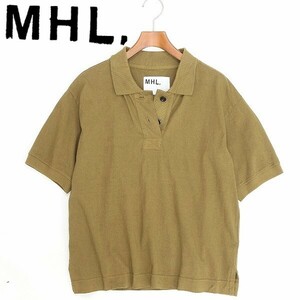 ◆MHL. マーガレットハウエル コットン オーバーシルエット ポロシャツ 2