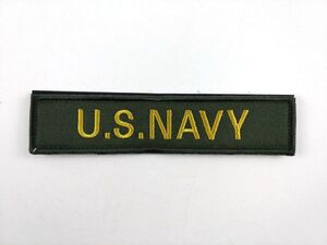 アメリカ海軍 US NAVY パッチ ワッペン サバゲー ミリタリー ベルクロ ダークグリーン DM便発送