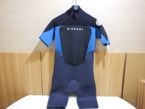 P188-45074 リップカール オメガ バックジップ ショートスリーブ ２mm 男性用 スプリング ウェットスーツ 111MSP ブルー Lサイズ