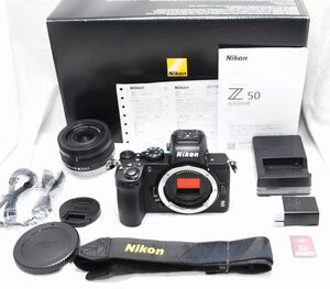 【新品同様の超美品 190ショット・メーカー保証書等完備 SDカード付】Nikon ニコン Z50 NIKKOR Z DX 16-50mm f/3.5-6.3 VR