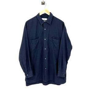 Graphpaper × THOMAS MASON B.D Box Shirt シャツ S インディゴ ネイビー 1 オーバーサイズ チェック グラフペーパー トーマスメイソン