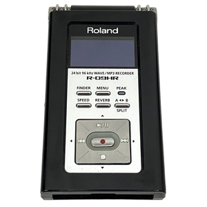 【動作保証】 Roland R-09HR MP3 ICレコーダー ポータブルレコーダー 本体専用カバー付き 録音 高音質 ローランド 中古 T8918678