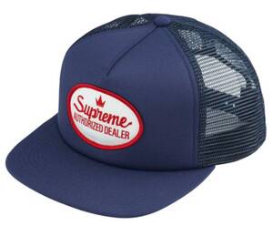 即発送 国内正規 24FW Supreme Authorized Mesh Back 5-Panel Navy シュプリーム オーソライズド キャップ Cap ネイビー 帽子 メンズ