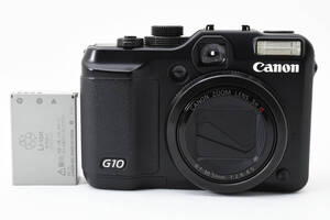 ◆外観美品・動作OK◆CANON キャノン PowerShot G10 バッテリー付 コンパクトデジタルカメラ◆#CE100250