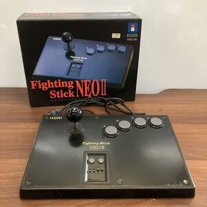 ネオジオ ファイティングスティック ネオII HNS-08 FIGHTING STICK NEO II ホリ電機 HORI ゲーム機 箱付 コントローラー