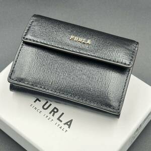 【1円スタート】【新品】FURLA フルラ バビロン 三つ折り財布 PCY9UNO ブラック