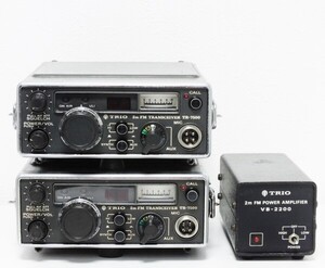 TRIO　TR-7500ｘ2台 ＆ VB-2200　セット