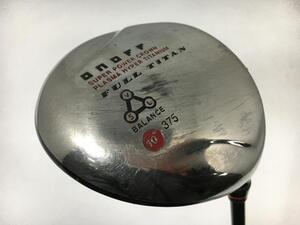 即決 お買い得品！中古 ONOFF フルチタン 375(高反発) 1W スムースキックMP-504D 10 R