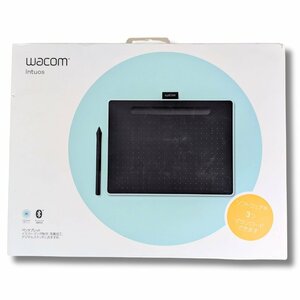 1円スタート 送料無料 Wacom Intuos Medium ワイヤレス Bluetooth タブレット ピスタチオグリーン CTL-6100WL/E0 ペン 外箱 予備ペン先付き