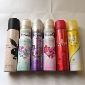 フレグランススプレー 制汗スプレー (Playboy,Impulse,8×4) Fragrance Spray/Perfume Deodorant/Body Fragrance/Body Spray/Powder Spray