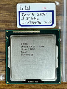 CPU Intel Core i5 2300 2.80GHz L039B476-1622 動作チェック済 ジャンク No.10