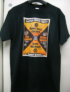 ロカビリー Tシャツ 黒 バディホリー50