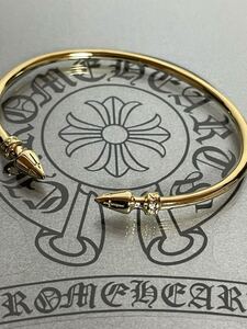 美品/クロムハーツ/Chrome hearts/スパイク　バングル　22k ブレスレット