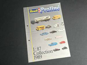 【 貴重品 】1989 年 レベル カタログ Revell CATALOG 当時物 / ミニカー / ミニチュアカー