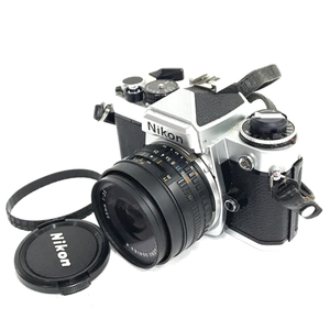 Nikon FE シルバー SERIES E 35mm 1:2.5 一眼レフ フィルムカメラ マニュアルフォーカス