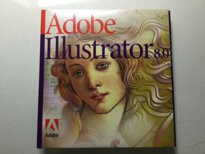 Adobe Illustrator 8.0 Macintosh対応通常版 @未使用2枚組@ 認証保障