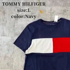 TOMMY HILFIGER 半袖Tシャツ アメカジ 古着 刺繍ロゴ