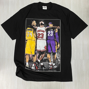 LA発 【2XL】 LEGENDARY アンダーグラウンド グラフィック ヘビーウェイト 半袖 Tシャツ 黒 オーバーサイズ NBA レジェンダリー MANBA KING