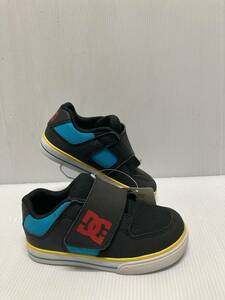 ●お買い得！DC　SHOES　子供靴　ADTS300029　ブラック　14.0㎝　マジックテープ式で脱ぎ履き簡単　つくりが大きい目で履きやすい