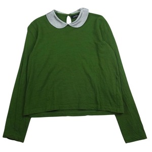 tricot COMME des GARCONS トリココムデギャルソン AD1995 TT-040080 90sヴィンテージ ラウンドカラー ウールジャージー ニット【中古】