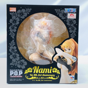 【中古】開封)MegaHouse P.O.P LIMITED EDITION ワンピース ナミ Ver.BB_3rd Anniversary Portrait.Of.Pirates メガハウス[240019420531]