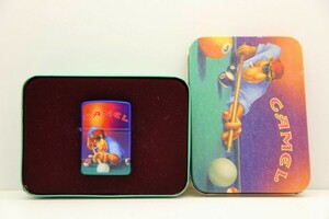 zippo キャメル ビリヤード 専用缶ケース 未使用 1993～1994年頃 