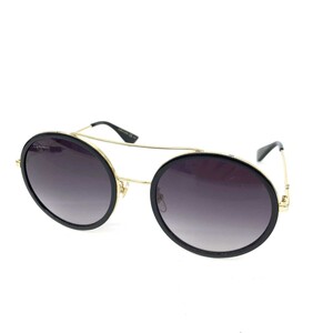 ◆GUCCI グッチ サングラス◆GG0061S 001 ゴールドカラー ラウンド グラデーション ユニセックス 56□22 140 sunglasses 服飾小物