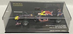 ミニチャンプス SUZUKA LEGEND 1/43 レッドブル ルノー RB6 No.5 S.ベッテル 2010 日本GP ポールトゥウイン