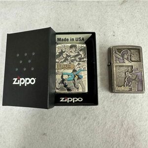 K848-K54-203◎ ZIPPO ジッポー ルパン三世 2点セット 50th 生誕50周年 1stシリーズver 2016 箱付き/2009年 ジッポ 喫煙グッズ 火花OK ⑩