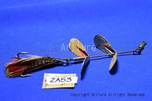 AUSTRALIAN TANDEMS,1880年後期、OHAIO,USA,PFLUGER,VINTAGE SPINNER,蒐集家向け、 RARE LURE,NAME ON PROPELLER(#ZA53-18)