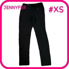 ① ◆2点で1,500円対象／黒　パンツ　#XS JANNYFER