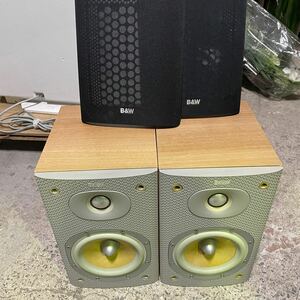 瀧511 美品 【2本セット/シリアル連番】Bowers & Wilkins DM600 S3 2ウェイ2スピーカー ソレント B&W マランツ ブックシェルフ 動作未確認