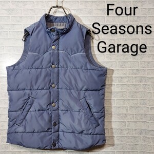 Four Seasons Garage ベスト サイズ38 青 Mサイズ