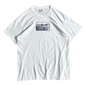 フォト【90s Dr.Feelgood Down by the Jetty バンド フォト プリント Tシャツ XL】ビンテージ バンT 音楽 イギリス USA製 Bruce Weber 古着