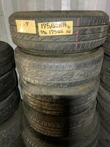 Y467 175/65R14 bridgestone ブリジストン 2017年 PCD100 4H 5.5J 4本セット