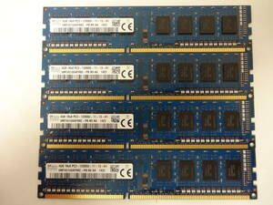 ☆SK hynix PC3-12800U 4GB×4枚（16GB) BIOS確認済☆９