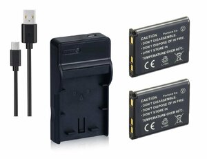 USB充電器 と バッテリー2個セット DC83 と PENTAX D-LI63 108互換