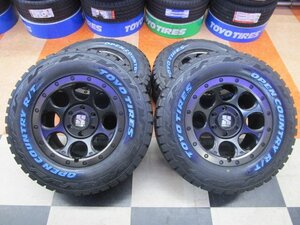 MLJ XTREME-J XJ03 プラド ハイラックス サーフ パジェロ 17インチ 8J+20 6H139.7 中古 24年製 TOYO オープンカントリーR/T 265/65R17 新品