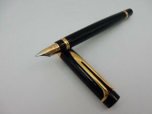 WATERMAN ウォーターマン LIAISON リエゾン 万年筆 ブラックGT 18Kペン先 L 1