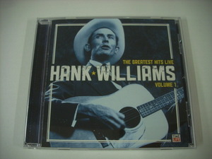 ■CD　HANK WILLIAMS ハンク・ウィリアムズ / THE GREATEST HITS LIVE VOLUME 1 グレイテスト・ヒッツ US盤 TIME LIFE 27121-D ◇r40308