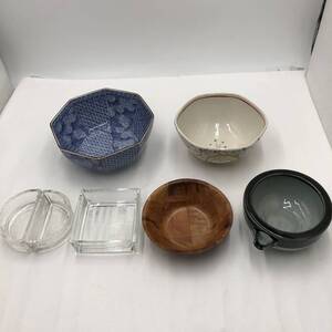 【まとめ売り】★和食器★片口　大鉢　木製器　ガラス皿など　DH027X069HA