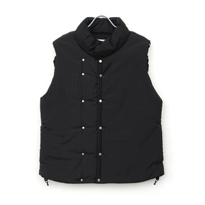 24SS美品★nonnative【ノンネイティブ】HIKER PUFF VEST NYLON TAFFETA 3 BLACK NN-V4401★中綿 ベスト ダウン comoli unused