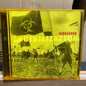 Biohazard 【Uncivilization】日本盤 CD Steamhammer CRCL-4790 Hardcore Rock 2001