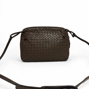 1円〜 BOTTEGAVENETA ボッテガヴェネタ　ノディーニ イントレチャート　ショルダーバッグ ブラウン