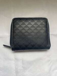 ARMANI 二つ折り財布　使用品　ジャンク品