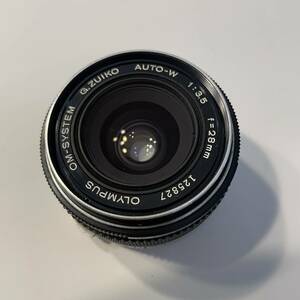 OLYMPUS オリンパス　レンズ　OM G.ZUIKO MC AUTO-W 28mm f3.5 ジャンク品