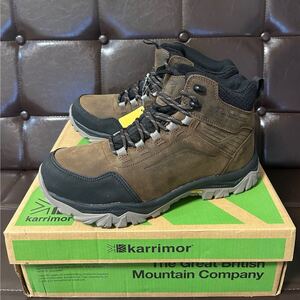 新品！KarrimorカリマーCascade Mid本革防水トレッキングシューズ28cmブラウンweathertite防水vibramソール