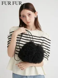 【新品】現行品 FURFUR チュールフリルバッグ ファーファー ショルダー